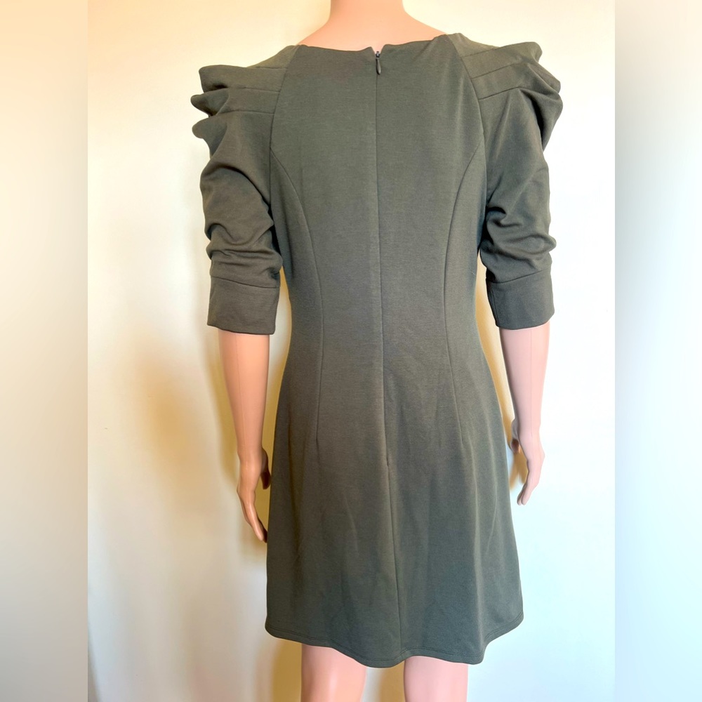 Gently used warm green dress size 6 Jessica Simpson